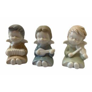 Global Art Angel Figurines, Set of 3, 2.5"